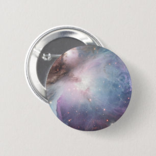 Orion Nebula Messier 78 Pastel Space Photo 6 Cm Round Badge