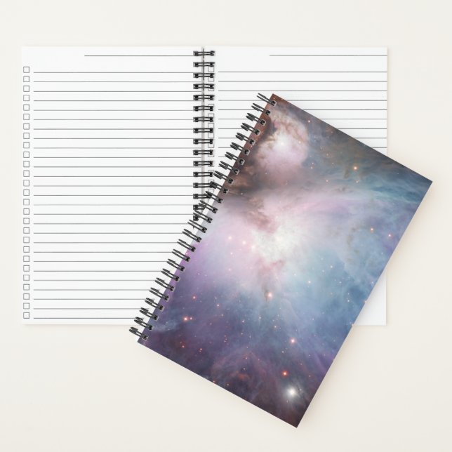 Orion Nebula Messier 78 Pastel Space Photo Notebook (Inside)