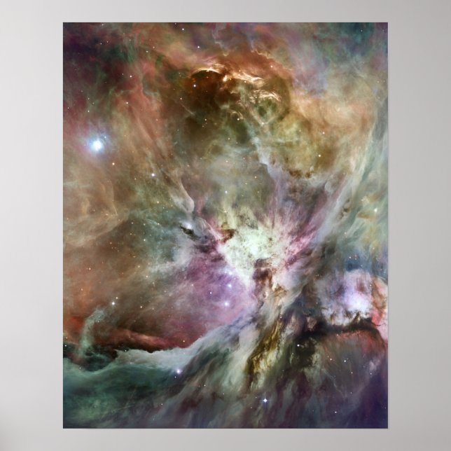 Orion Nebula Pastels Poster (Front)