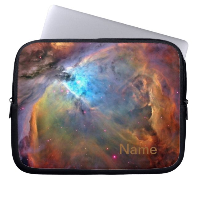 Orion Nebula Personalised Zippered Laptop Case 10" (Front)