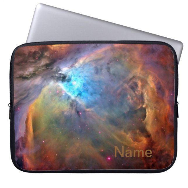 Orion Nebula Personalised Zippered Laptop Case 15" (Front)