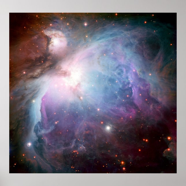 Orion Nebula Purple Space Poster (Front)