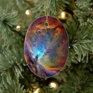 Orion Nebula Space Galaxy Ceramic Tree Decoration