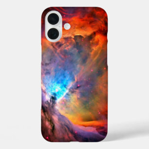 Orion Nebula Space Galaxy high contrast iPhone 16 Plus Case