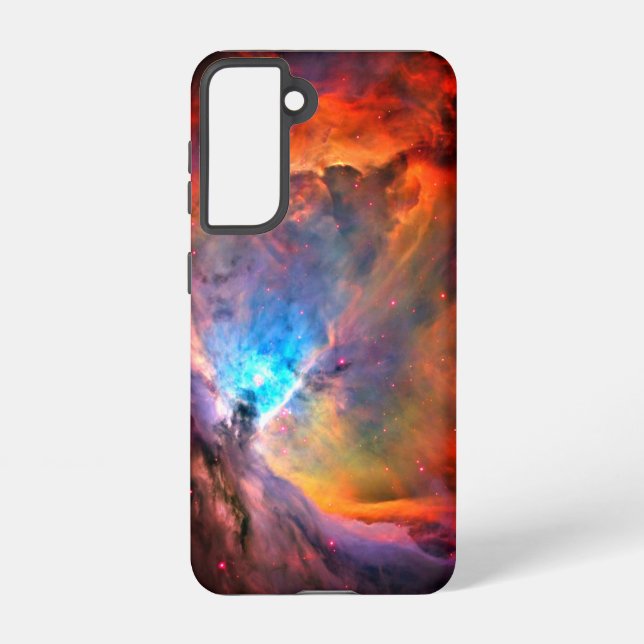 Orion Nebula Space Galaxy high contrast Samsung Galaxy S21 Case (Back)