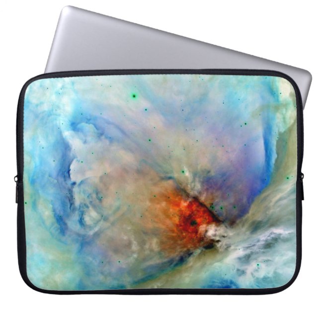Orion Nebula Space Galaxy negative Laptop Sleeve (Front)