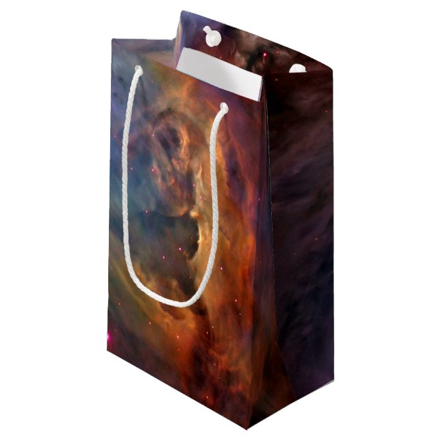 Orion Nebula Space Galaxy Small Gift Bag (Front Angled)