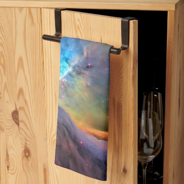 Orion Nebula Space Galaxy Tea Towel (Thirds Fold)