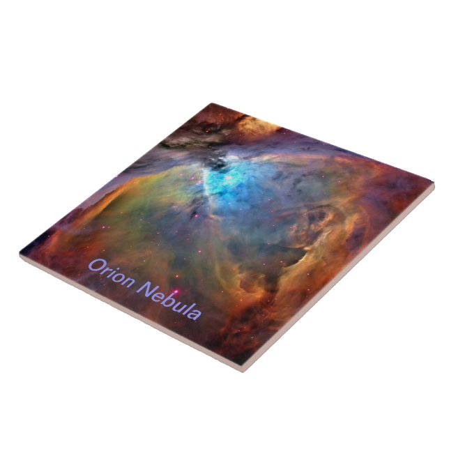 Orion Nebula Space Galaxy Tile (Side)