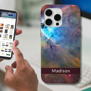 Orion Nebula Space Galaxy Your Name iPhone 15 Pro Max Case