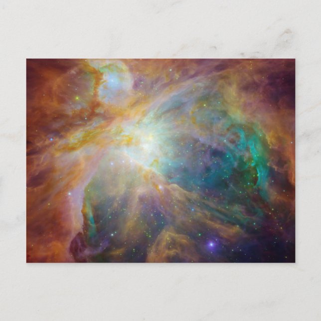 Orion Nebula Stars Composite Postcard (Front)