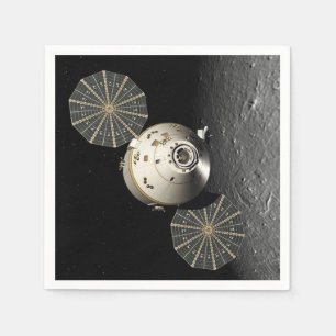 Orion Spacecraft in Lunar Orbit Napkin