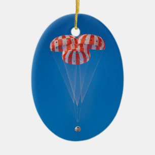 Orion Spacecraft Parachute Landing Ceramic Tree Decoration