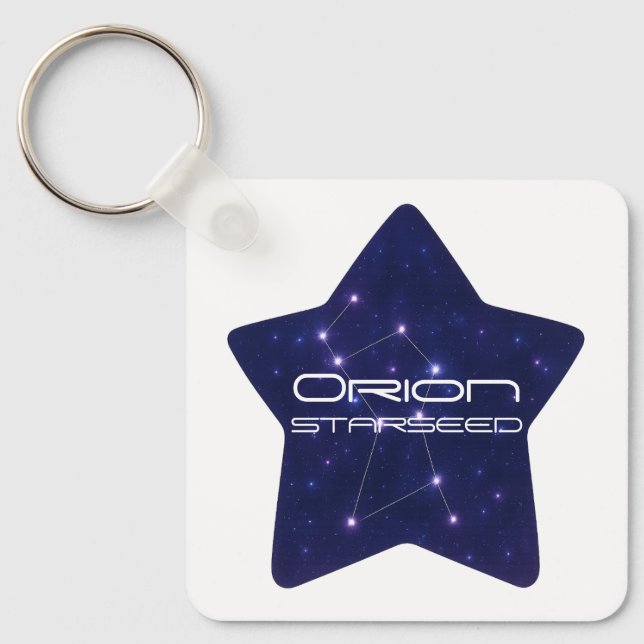 Orion Starseed Keychain | Custom Galactic Charm (Front)