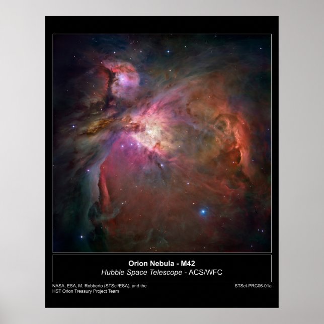 OrionNebula-M42-2006-01a Poster (Front)