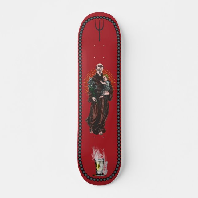 Orisha Eshu Saint Anthony of Padua Skateboard (Front)