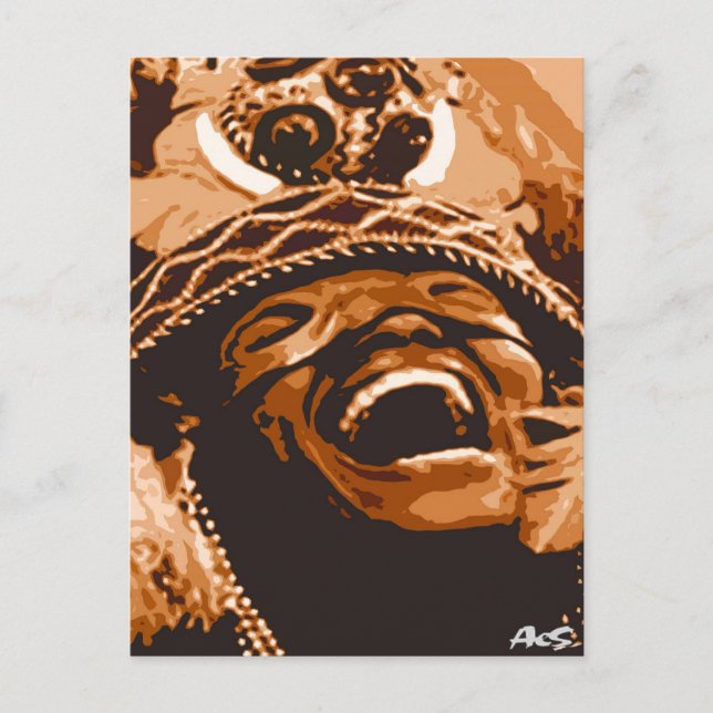 ORISHA'S JOY DANCE POSTCARD (Front)