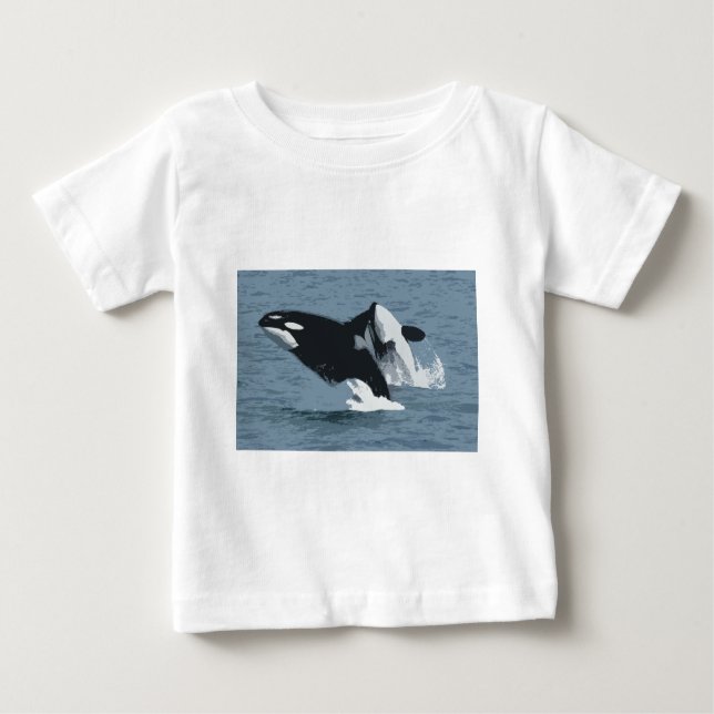 Orka Whale Baby T-Shirt (Front)