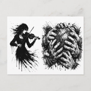 Orkney Ba T‑Shirt (Haunted‑Ink Edition) Postcard