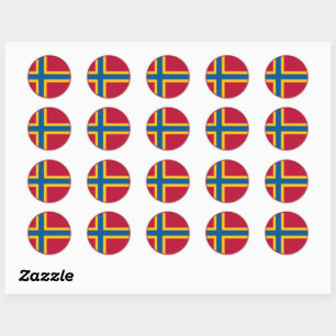 Orkney Flag Classic Round Sticker