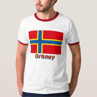 Orkney Flag with Name T-Shirt