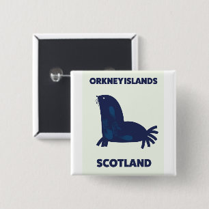Orkney Islands, Scotland 15 Cm Square Badge