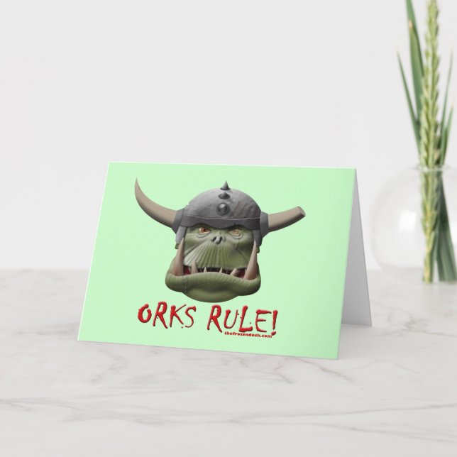 Orks Rule! Card (Front)