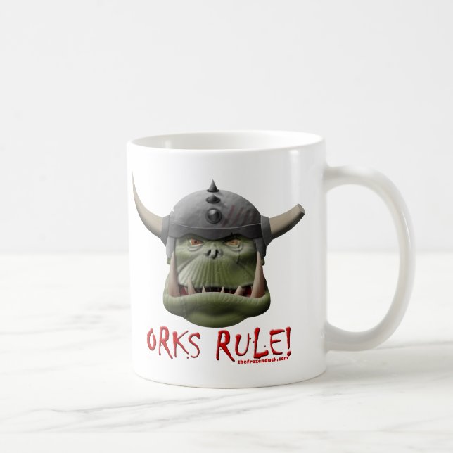 Orks Rule! Coffee Mug (Right)