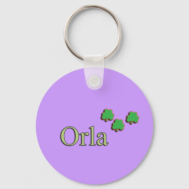 Orla Custom Name Key Ring (Front)