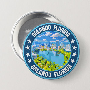 Orlando 7.5 cm round badge