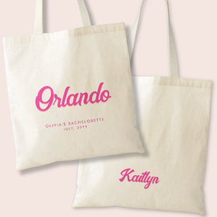 Orlando Bachelorette Party Personalised Tote Bag