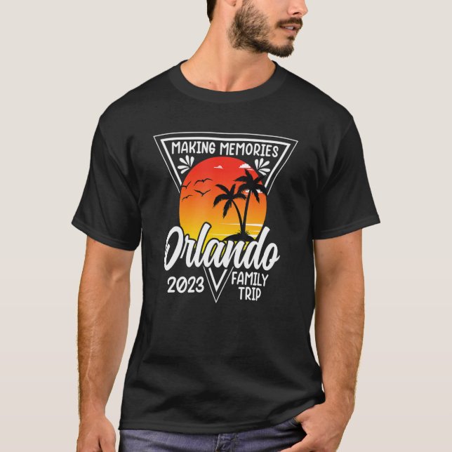 Orlando Beach Family Vacation 2023 Family Trip Gro T-Shirt (Front)