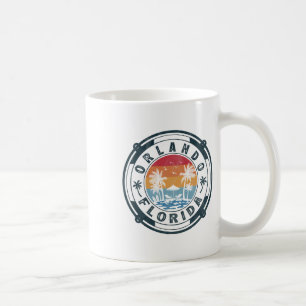 Orlando Beach Florida Summer Vacation Vintage Suns Coffee Mug
