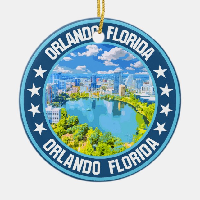 Orlando                                            ceramic tree decoration (Front)