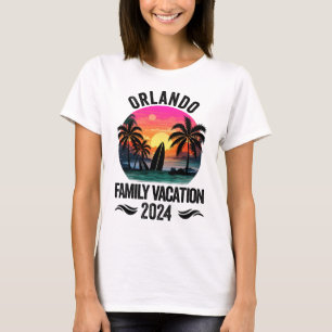 Orlando Family Vacation 2024 Matching Outfits Beac T-Shirt