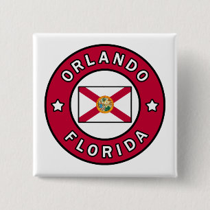 Orlando Florida 15 Cm Square Badge