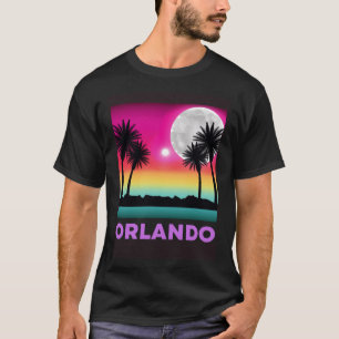 Orlando Florida Beach Retro Vacation T-Shirt