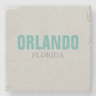 Orlando Florida Beach Style Stone Coaster