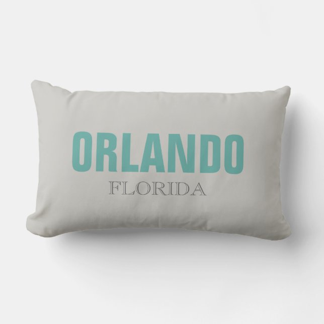 Orlando Florida Beach Throw Pillow (Front)
