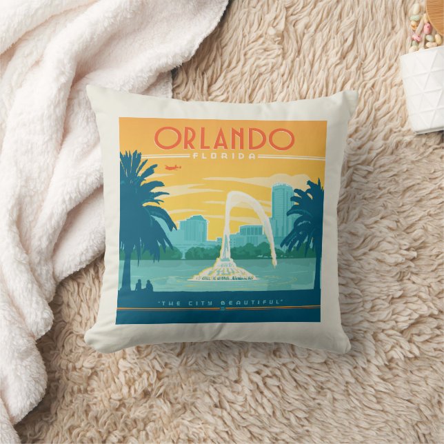 Orlando Florida Cushion (Blanket)