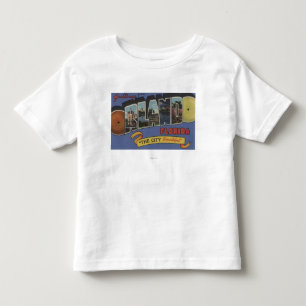 Orlando, Florida - Large Letter Scenes Toddler T-Shirt