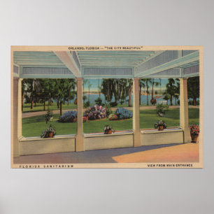 Orlando, Florida - Outdoor View of Florida Poster