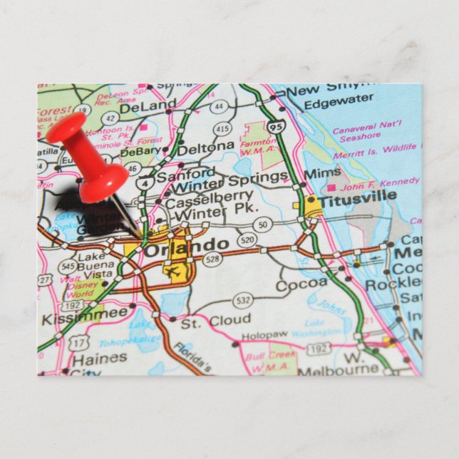 Orlando, Florida Postcard (Front)