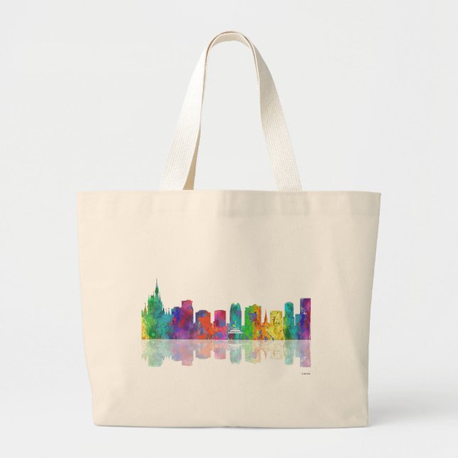 ORLANDO, FLORIDA SKYLINE - Jumbo Tote Bag (Front)