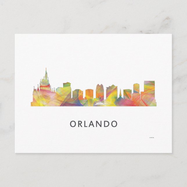 ORLANDO, FLORIDA SKYLINE WB1 - POSTCARD (Front)