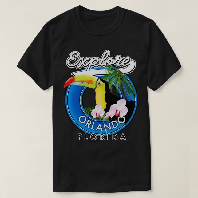 Orlando Florida travel patch T-Shirt (Design Front)