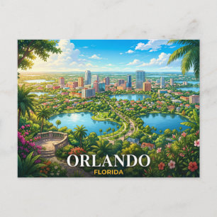Orlando Florida Travel Postcard