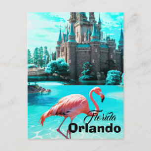 Orlando Florida Travel Postcard, Orlando Travel Ar Postcard