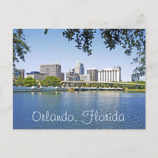 Orlando, Florida viewed from Lake Lucerne Postcard (Front)