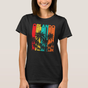 Orlando Florida Vintage Retro Tropical Summer Men T-Shirt